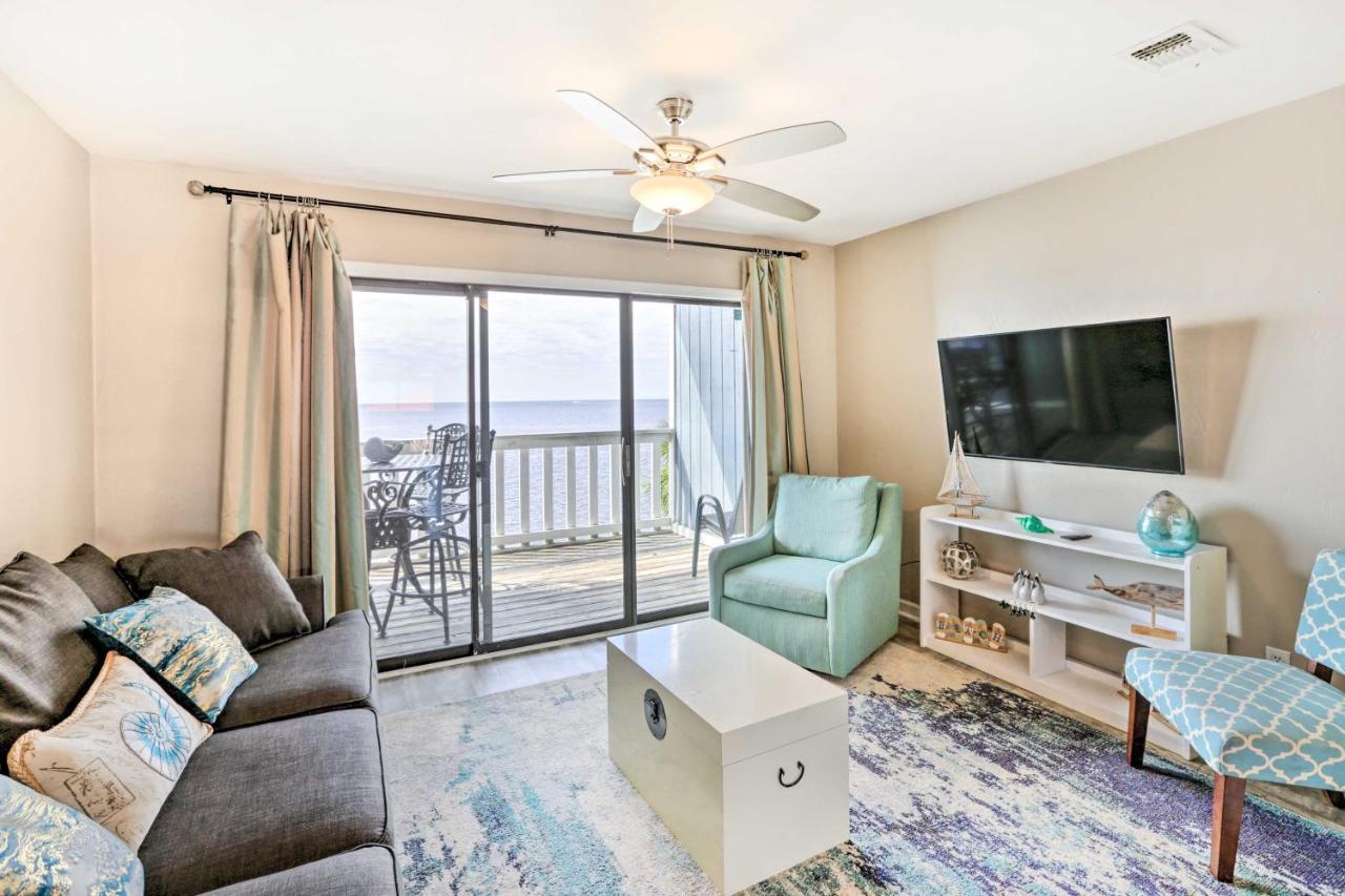Waterfront Escape With Balcony On Shell Point Beach! Panacea Exteriér fotografie